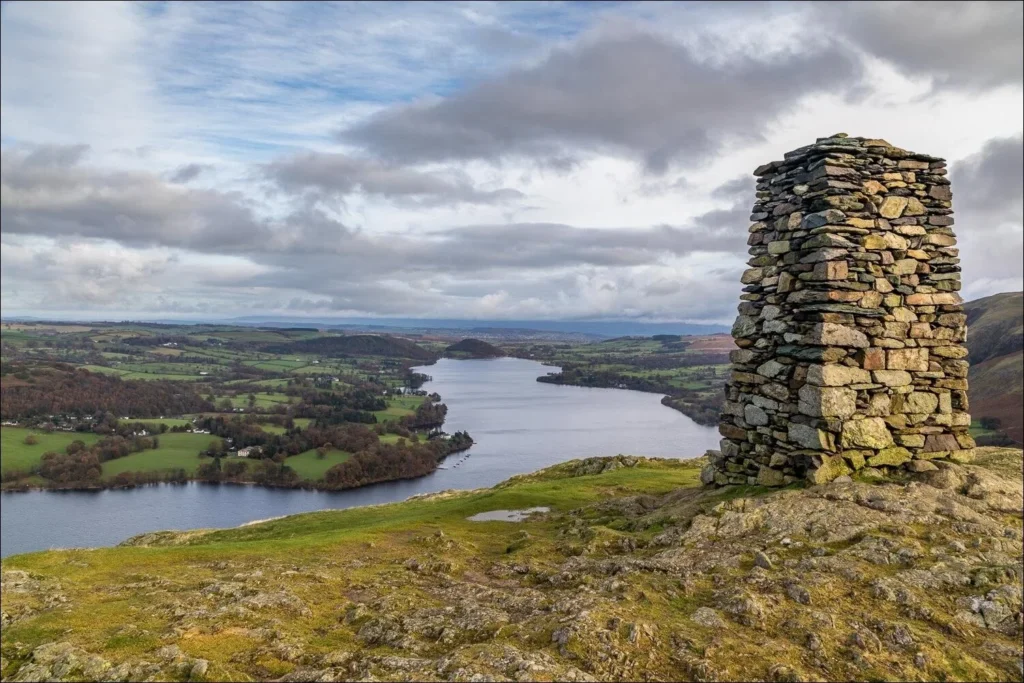 Fell walking in the Lake District, scenic hillside views near Penrith